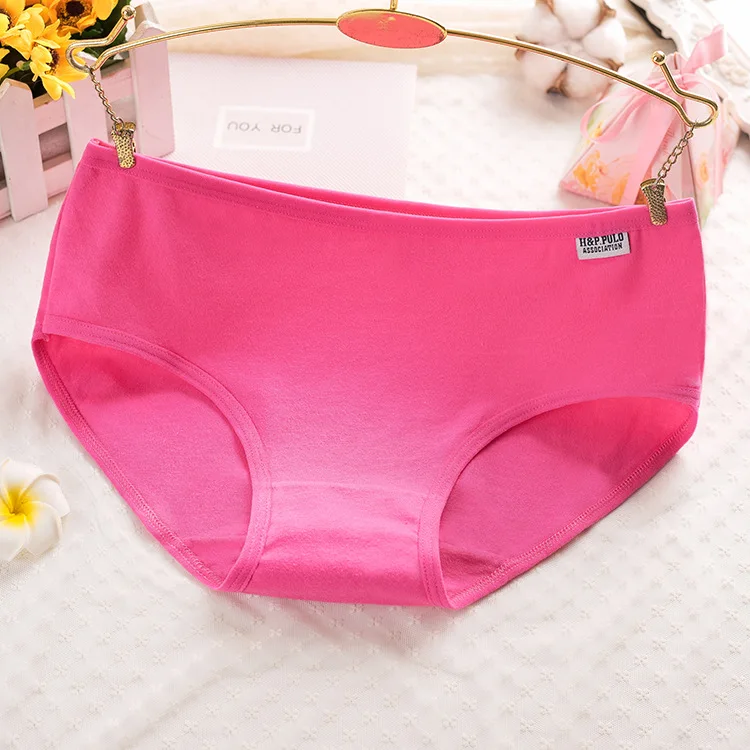 

Panties cotton panties women's cotton panties large size solid color breathable women's briefs