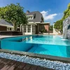 2019 China clear size glass wall outdoor acrylic swimming pool
