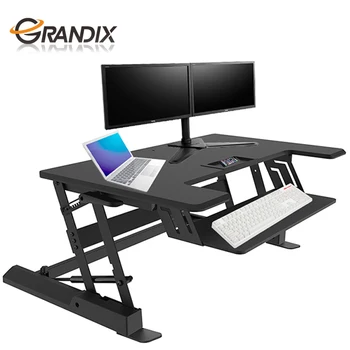 Portable Height Adjustable Standing Desk Computer Laptop Stand Up