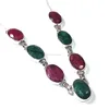 925 silver jewelry emerald necklace ruby necklace