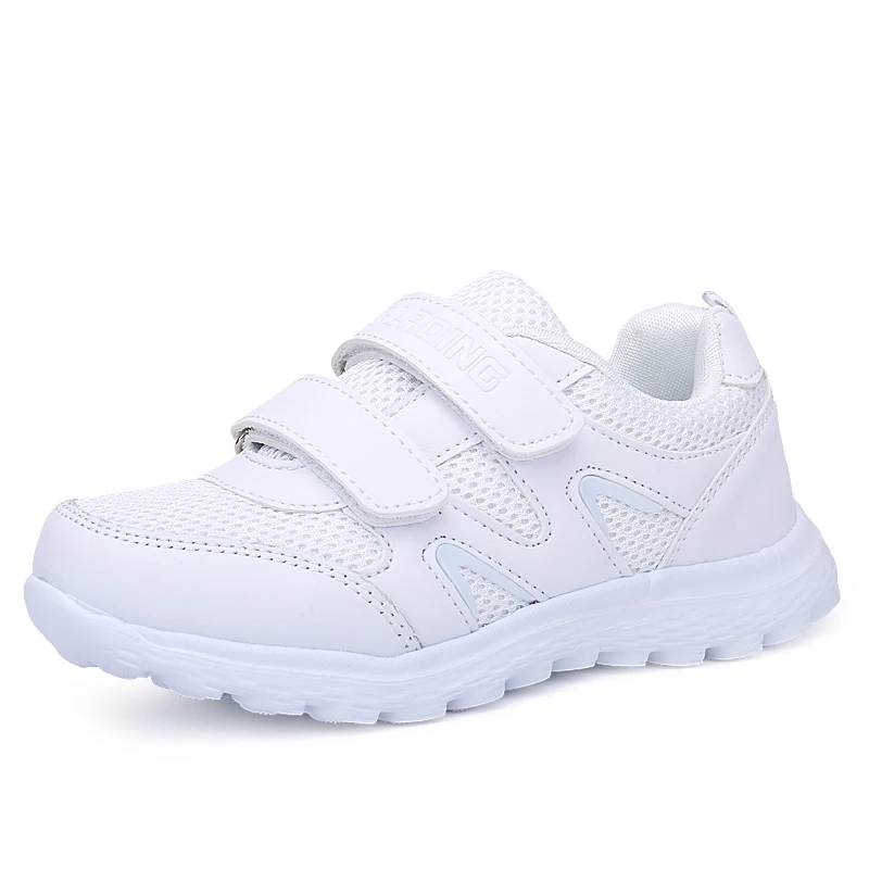 

Dropship Leather Mesh White Sneakers Casual Shoes 2021 Fashion Kids School Shoes