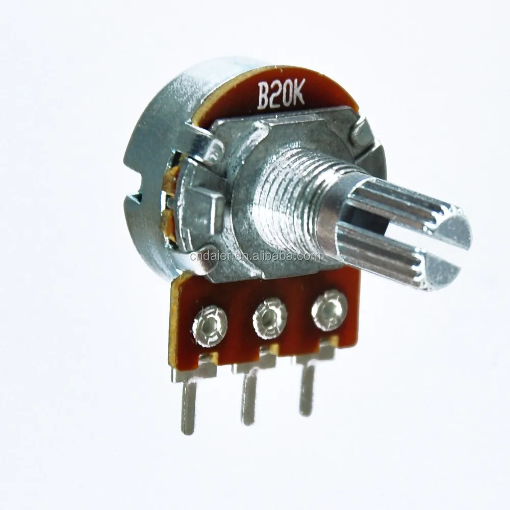1k 500k Linear Rotary Potentiometer With Switch Buy Potentiometer,Potentiometer,Potentiometer