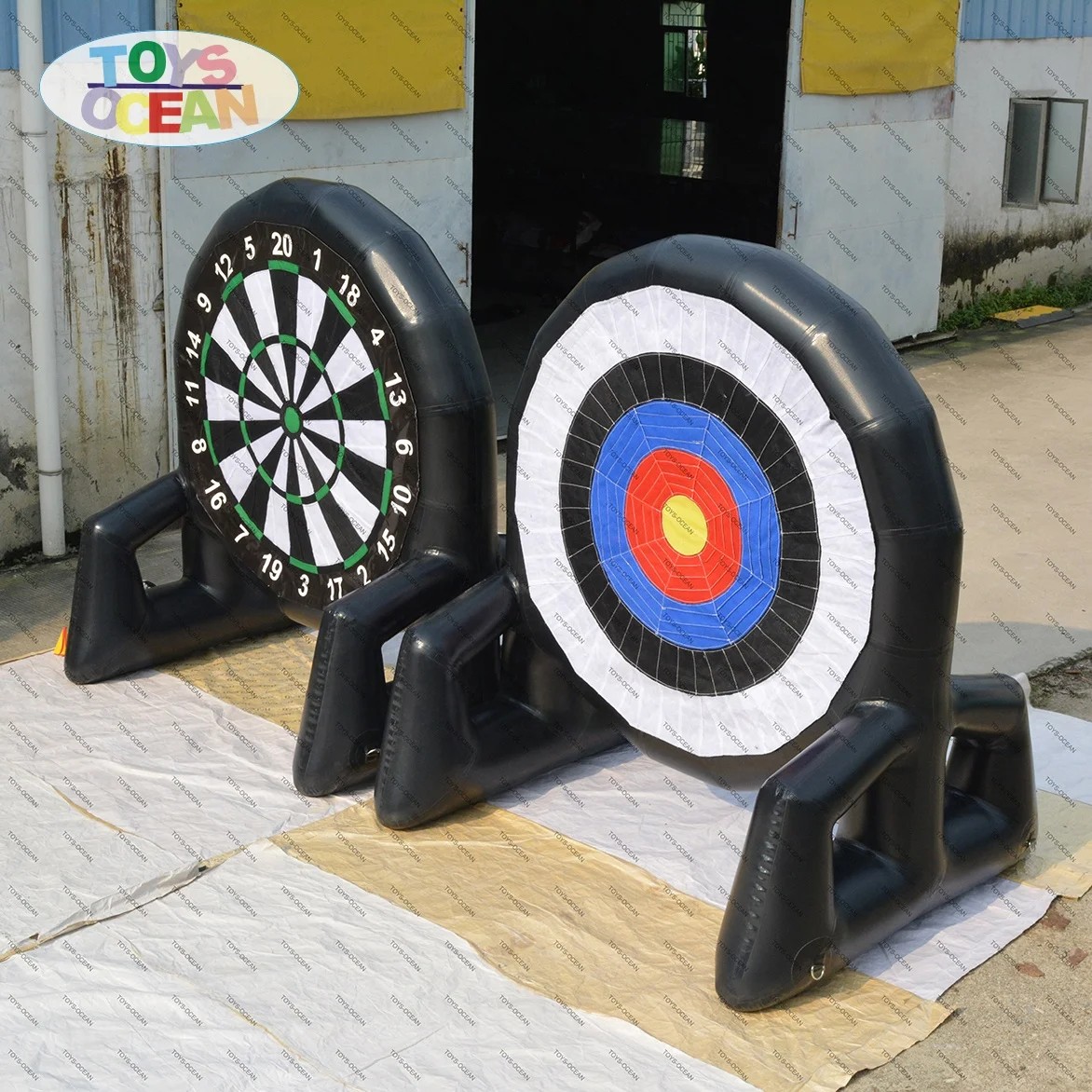 Mini Indoor Inflatable Dart Board Games For Kids Soccer Fly Dart