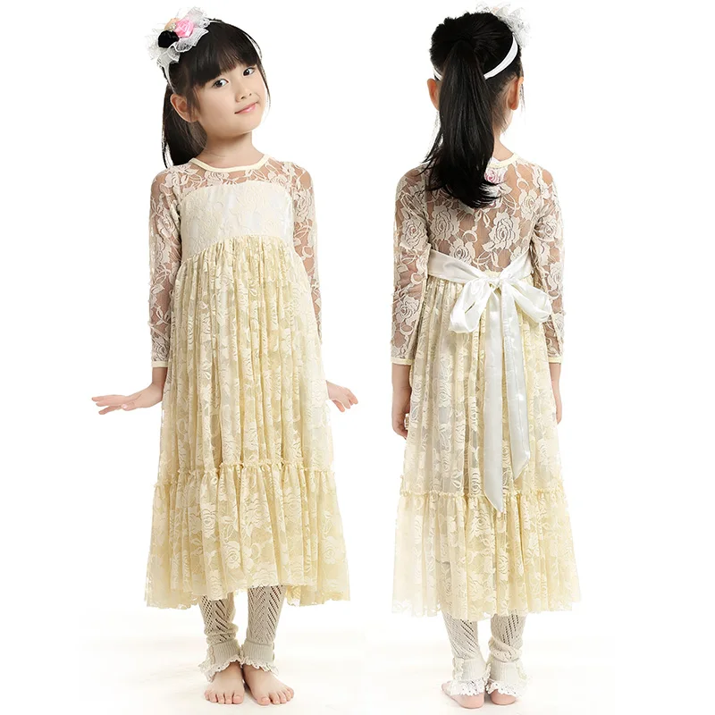 Elegant Dress New Girls Floor Length Wedding Dress Buy Girls Floor