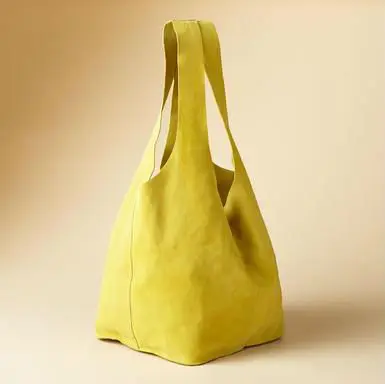 yellow slouch bag