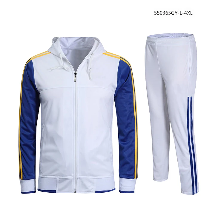 

Hot Sale Fit Tracksuit Men Custom Logo Tracksuit, White;black;blue