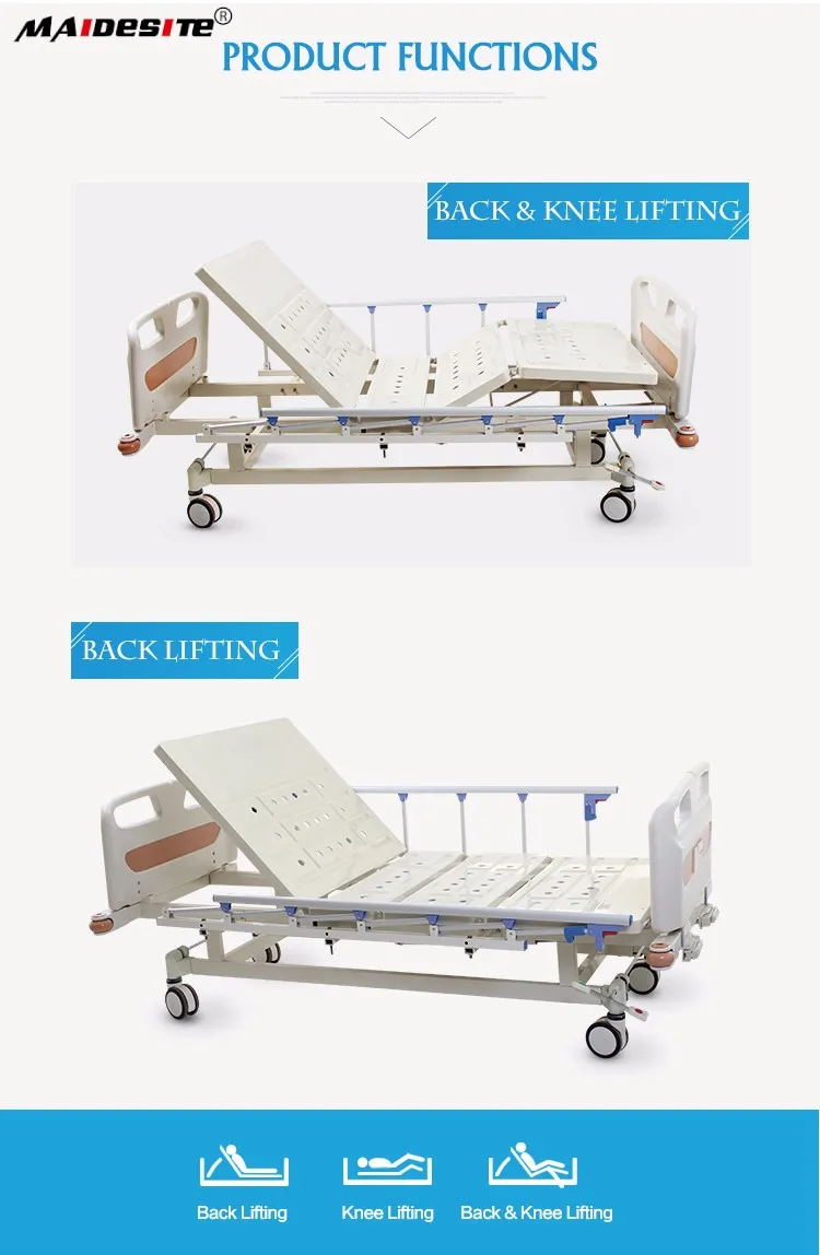 2 Crank Patient Manual Lateral Tilt Hospital Bed Buy Hospital Bed