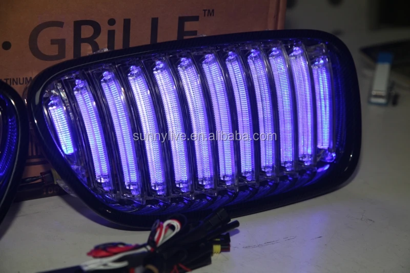 Auto Parts Blue LED  Front Grille For BMW m5 F10 f18  2010-2018