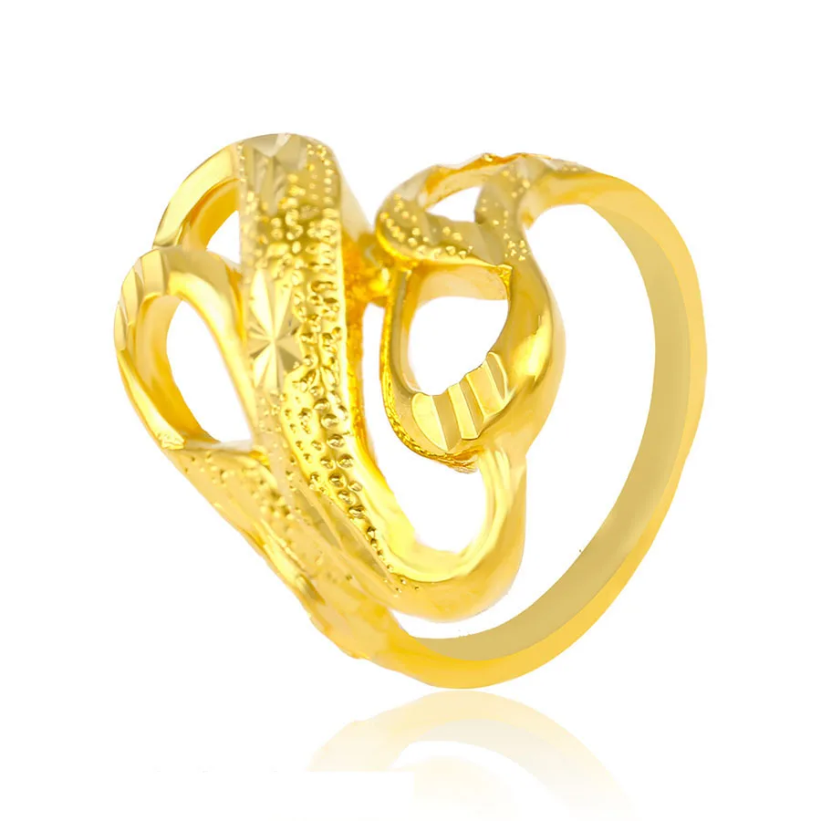 

13772 xuping jewelry imitation jewellery 3 gram gold ring for girls