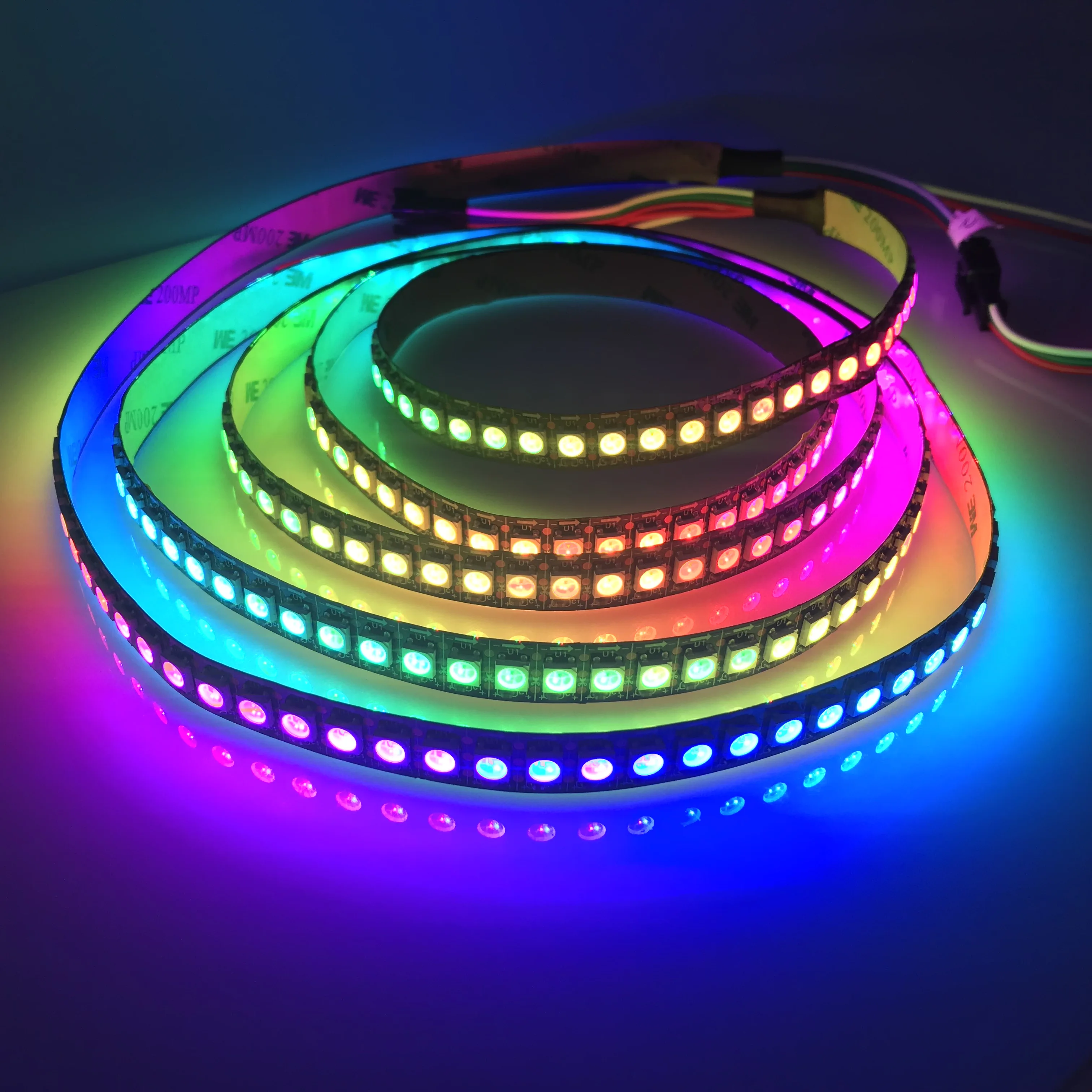 Dream Colour 5mm sk6812 rgbw led strip 5050 5v/ Programmable 1903 ws2812/ WS2812B strips led lights