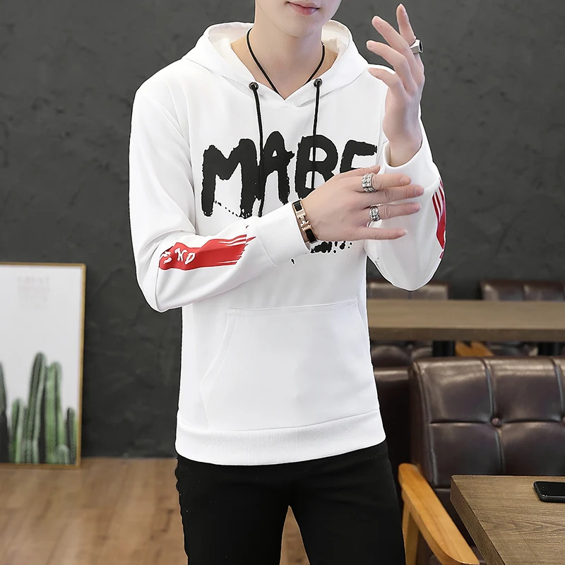 

Custom Sweatshirt Men Pullover 2018 Hoodies Manufacturer in China, White