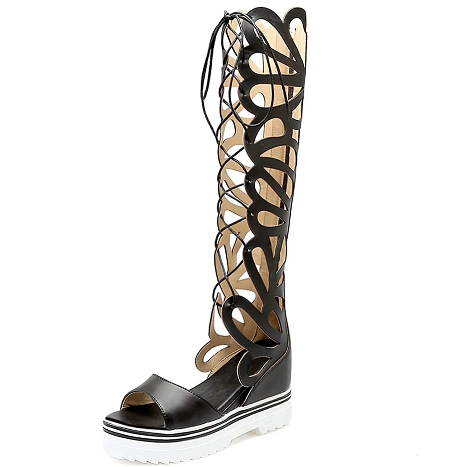 knee high gladiator sandals cheap