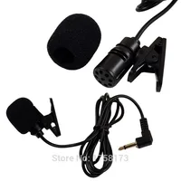 

PC Notebook Laptop 3.5mm L Jack Microphone Clip On Mini Lapel Collar Clip Mic