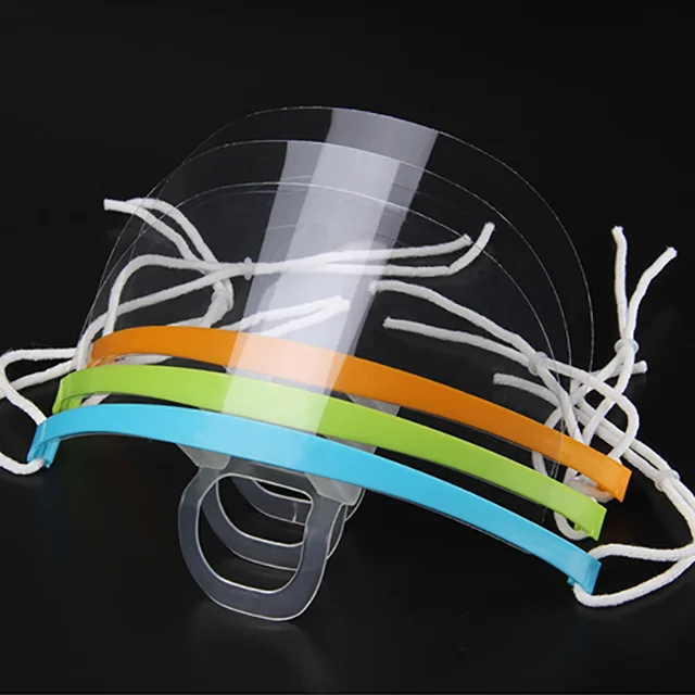 
Protective Food Processing Healthcare Industry Plastic Face Mask With Logo 