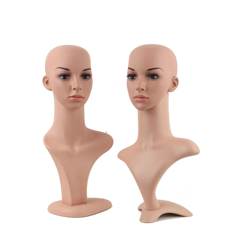 

High quality manikin head for wig mannequin heads wig hat display on sale, Skinstone