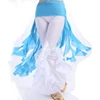 Symmetric ruffle overskirt for belly dance