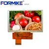 5inch hdmi in lcd 800x480 resolution RGB 6 O''clock tft lcd module