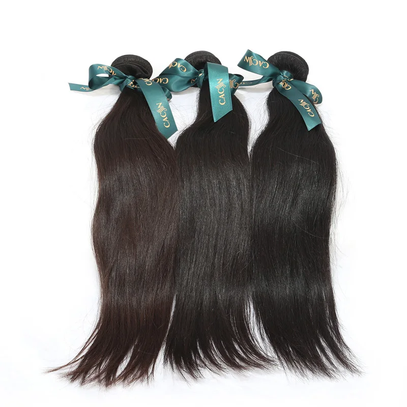 

Cacin free sample brazilian cuticle aligned real virgin human hair