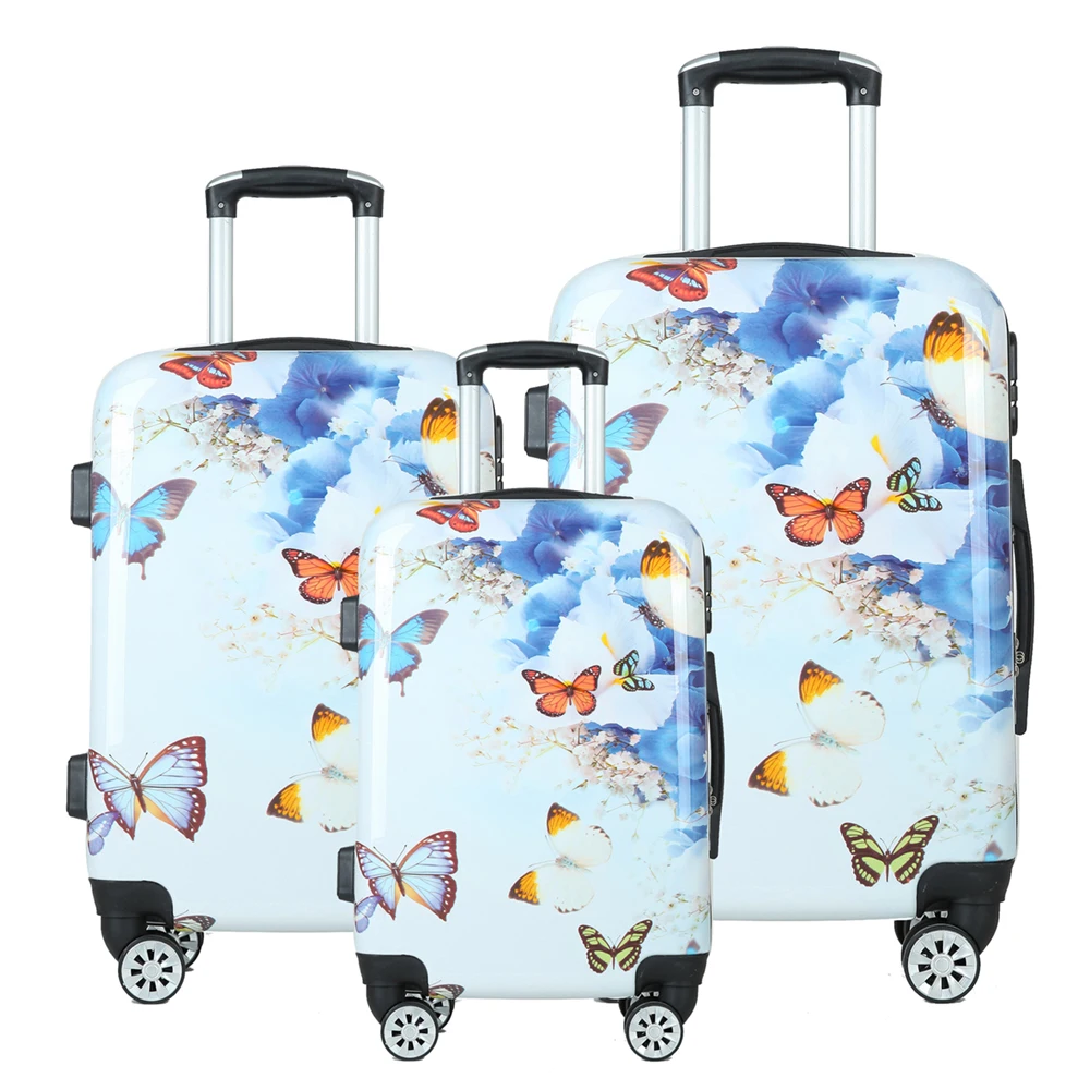 

ABS/PC Trolley Luggage Set 20'' 24'' 28''/Carry on Travel luggage, Customized color