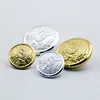 Rack plating military metal brass copper shank buttons for fatigues
