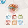 Christmas gifts presentation box shape metal paper clips