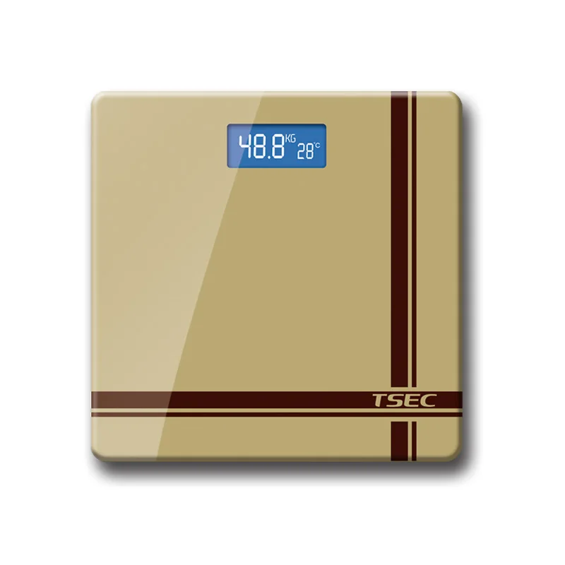 

TS-B8012 Hot Sale Transparent Glass Digital Bathroom Weight Scale, Customized