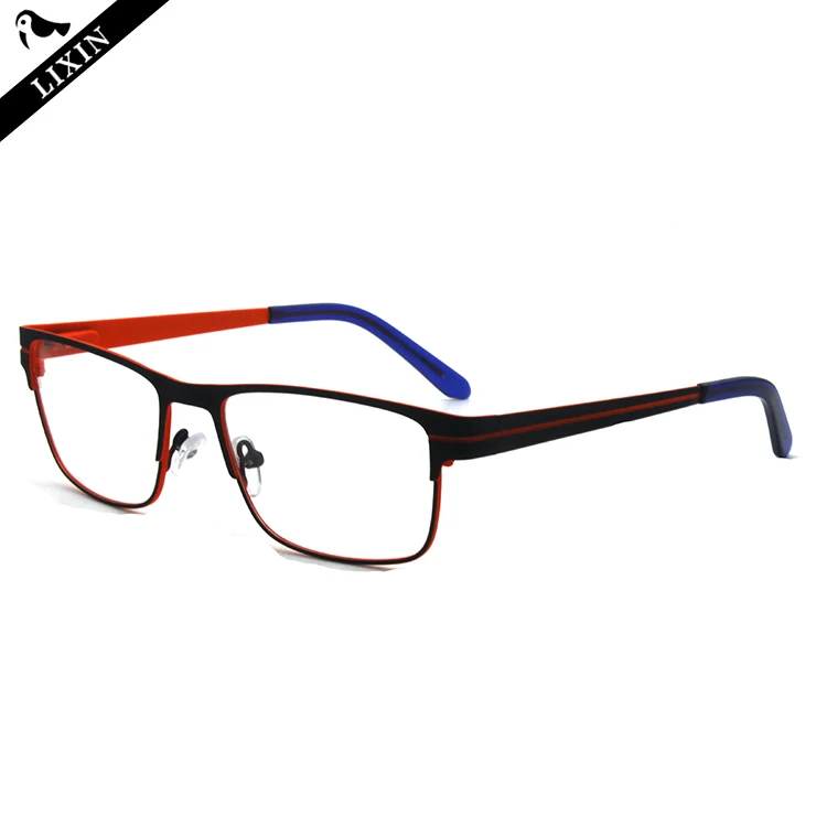 

No moq optical glasses double plating color metal made optical frame 17218