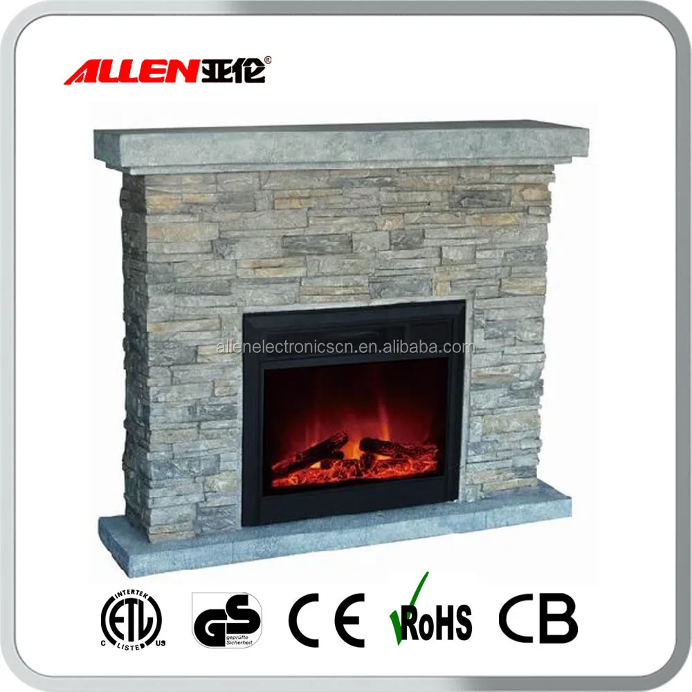 Charmglow Artificial Blanco De Imitación De Piedra Eléctrica Chimenea