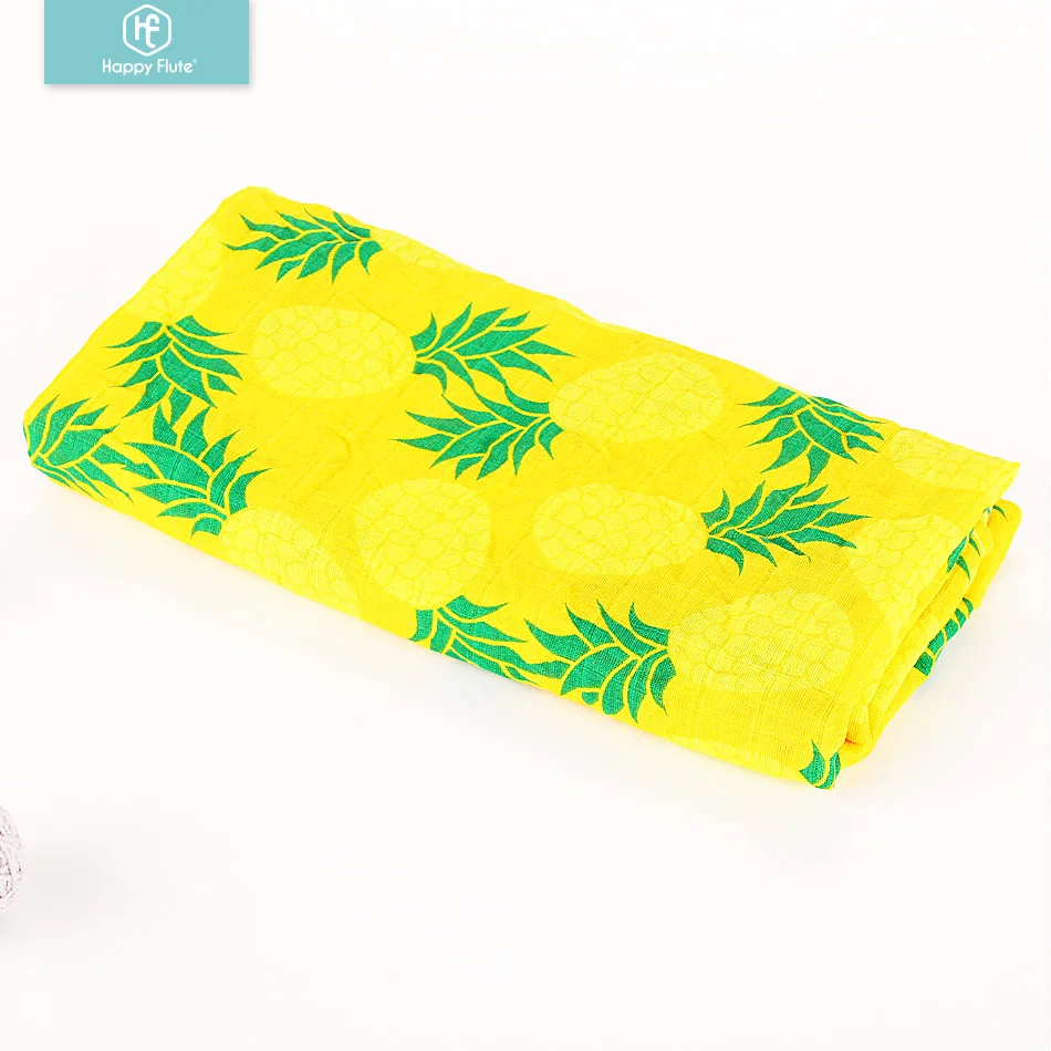 

Happyflute baby milestone blanket musin cotton baby blankets newborn swaddle