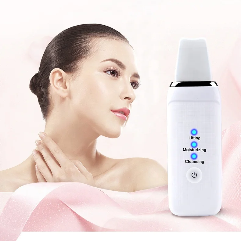 

Ultrasonic Operation System face scrubber Exfoliators Feature Ultrasonic Peeling skin Scrubber