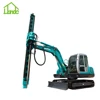 excavator bore pile drilling machine spiral post for pole hole used pile driver