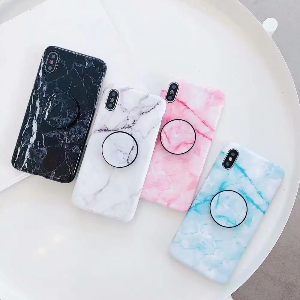 

Free Shipping Marble Rubber Gel Bumper Soft TPU Case Cover for iPhone X XS MAX 6 7 8Plus, Colorful