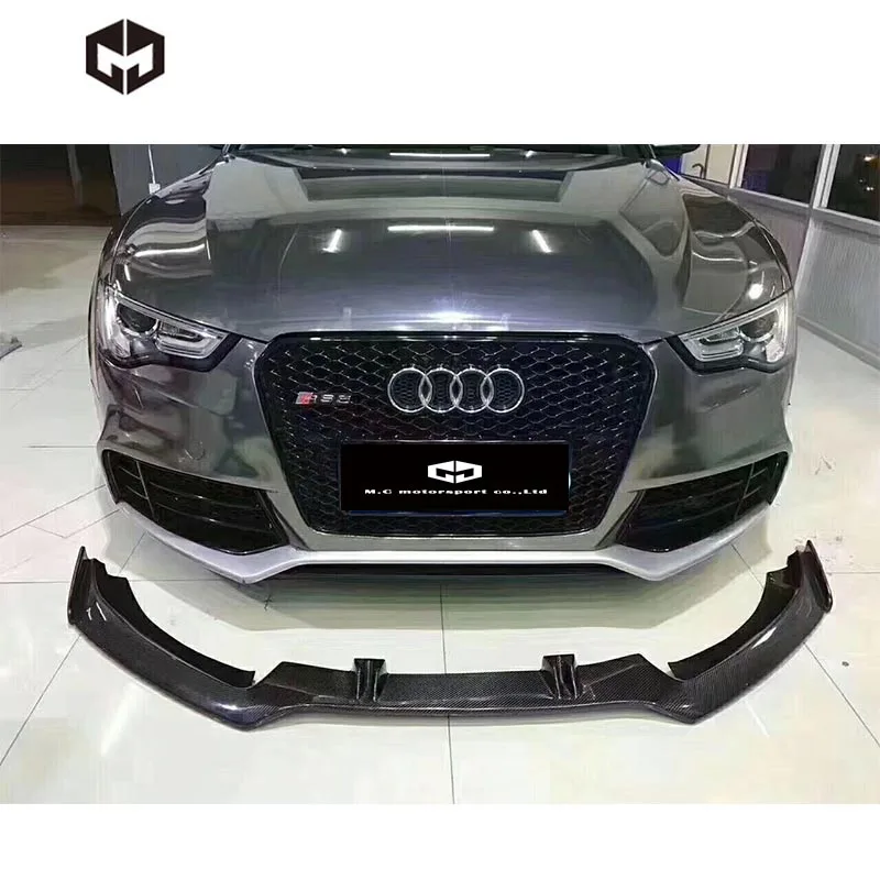 Carbon Fiber Front Spoiler Body Kit For Audi A To Rs Buy A Rs A Spoiler Spoiler For Audi