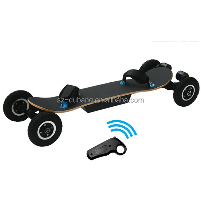 

2018 new arrival four wheels electronic skateboard longboard high speed 45km/h electric mountain board 2*1600w belt motors