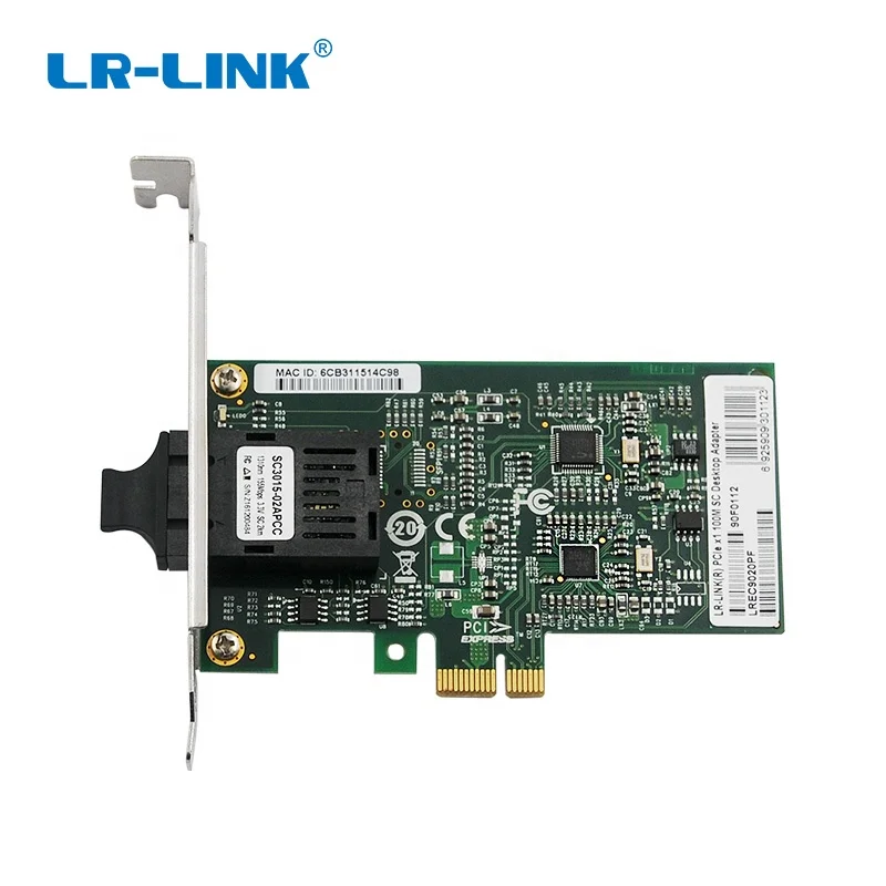 

LR-LINK Network Card Brand PCIe x1 100Mbps SC Port RTL8105E Chipset MM Network Card