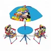 Outdoor furniture kids table and chair set garden patio sets chair +table +umbrella