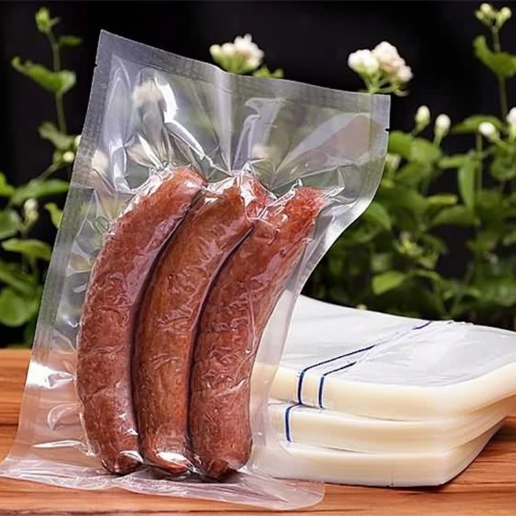 Food Grade Heat Seal Color Laminated Transparent Vacuum Plastic Food