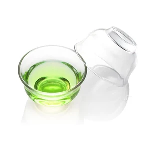 Image of Decorative fancy heat resistant glass bowl for microwave oven