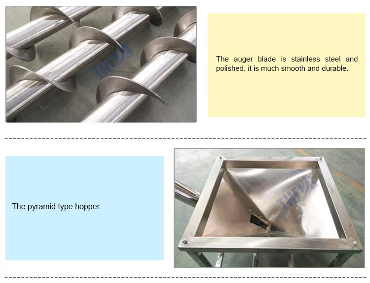 flour screw conveyor for powder