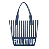 Good Quality Neoprene Eco Friendly Shopping Canvas Tote Bag Cosmetic Message Bag Leather Handle