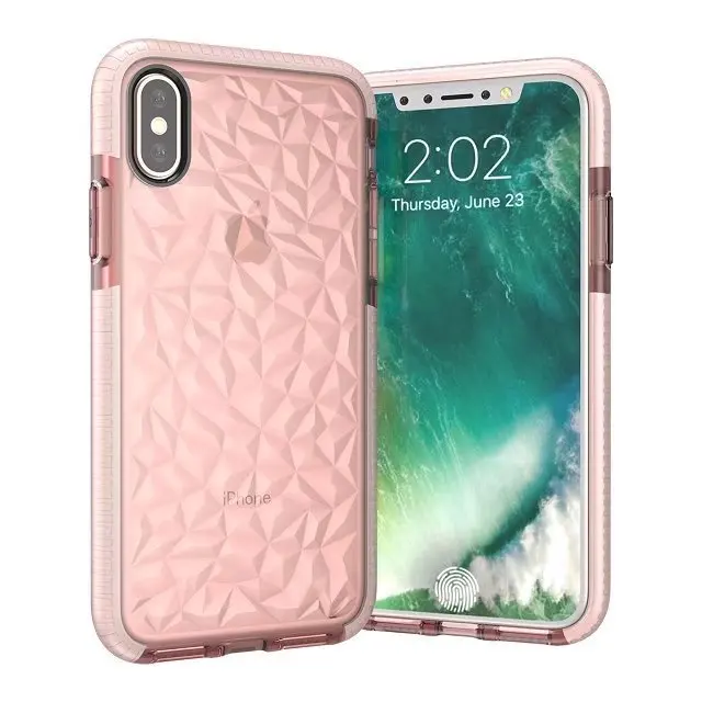 

Girls Women Hybrid Shockproof Clear Diamond Soft TPU Case Fashion Cover For iPhone X XR XS Max 7 8 Plus, N/a