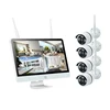 15.6inch LCD NVR Kit with 4ch 1080P wifi IP CCTV Camera Set