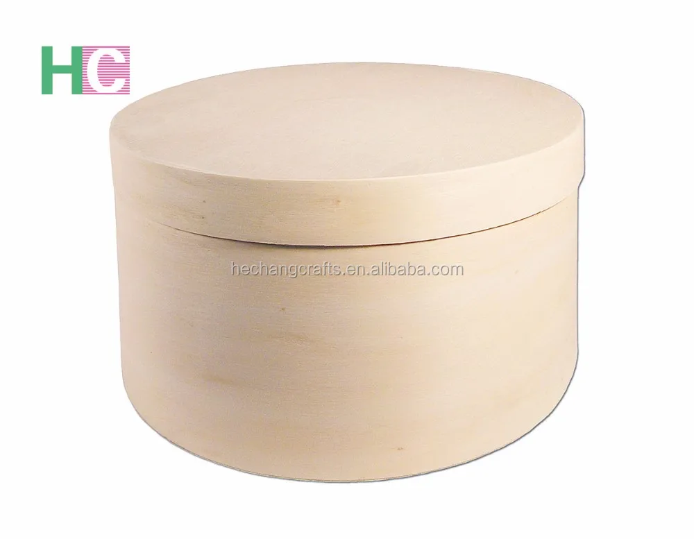 Balsa Box Customized Wooden Round Balsa Cheese Box Light Weight Storage Box - Buy ...