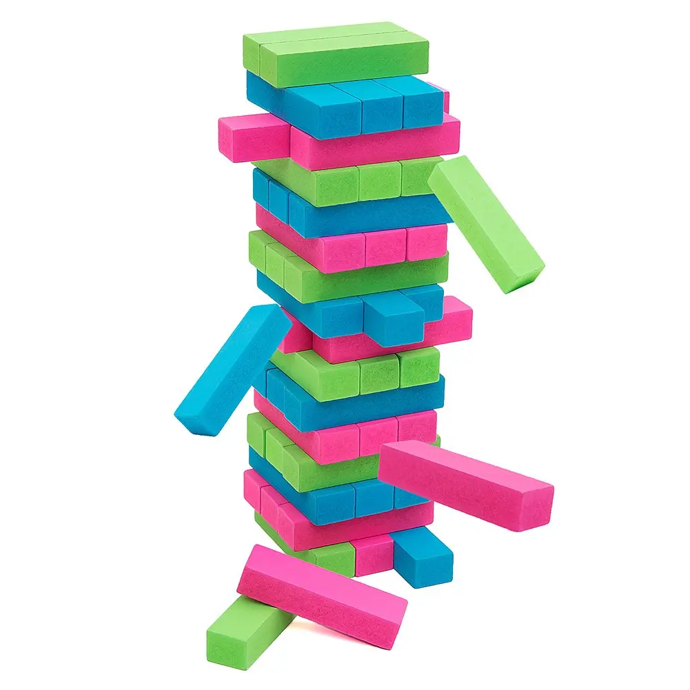 Tower blocks. Игральная башня с цифрами. Tower from Kids Blocks. Children build a Tower from Blocks.