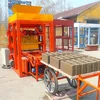 Compressed earth brick machine, automatic mud hollow block making machine price