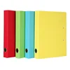Fancy color hardboard clip folder stainless steel clip a4 paper file folder