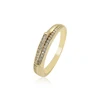 16187 Xuping simple 14k gold ring design ladies zircons finger ring jewelry