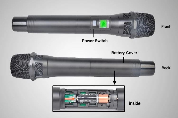 Accuracy Pro Audio Uhf210d Professional Dynamic Mic The Directed Long