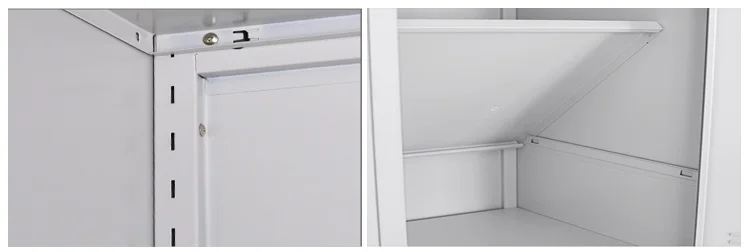 Wholesale Office furniture 2 door clothing steel locker/wardrobe with morrior