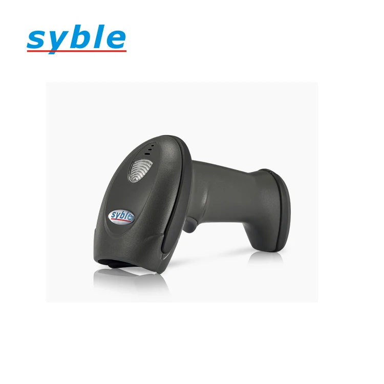 

Syble XB-6208 Handheld Wired Laser Barcode Scanner 1D/2D QR code embedded barcode scanner, Deep grey